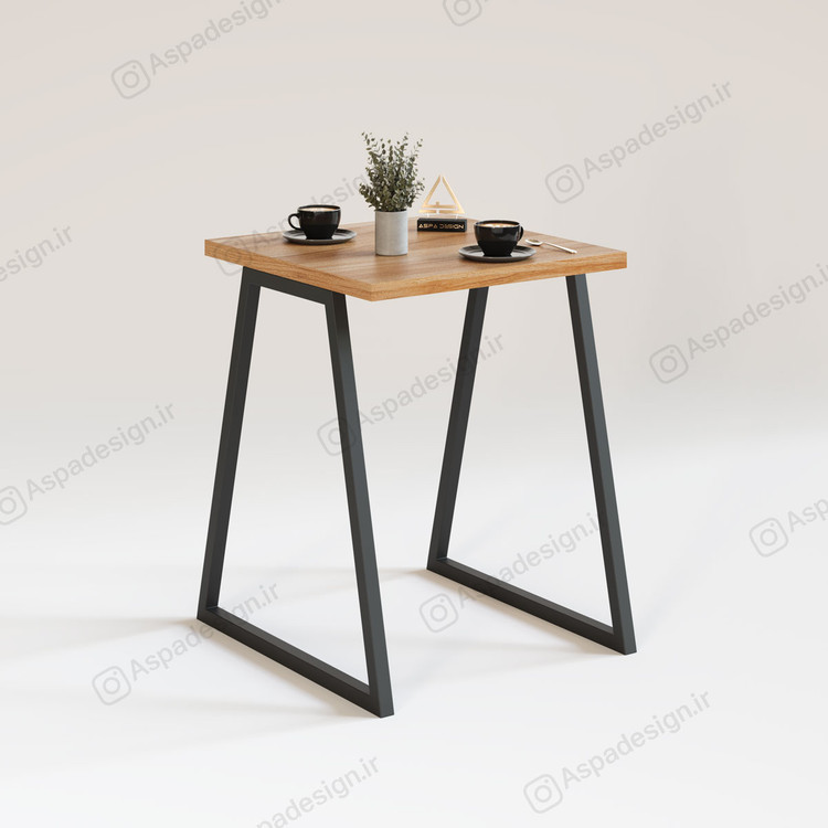 میز دو نفره کافه آسپادیزاین مدل F-113