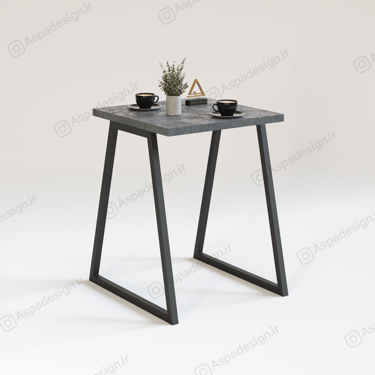 میز دو نفره کافه آسپادیزاین مدل F-113