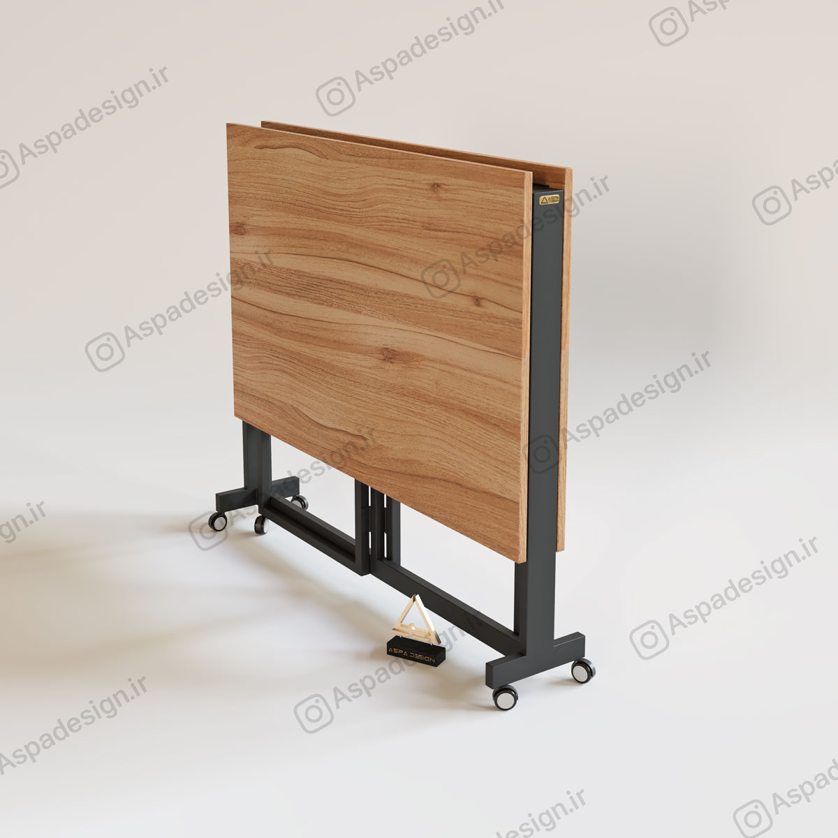 میز غذاخوری تاشو آسپادیزاین مدل F-120